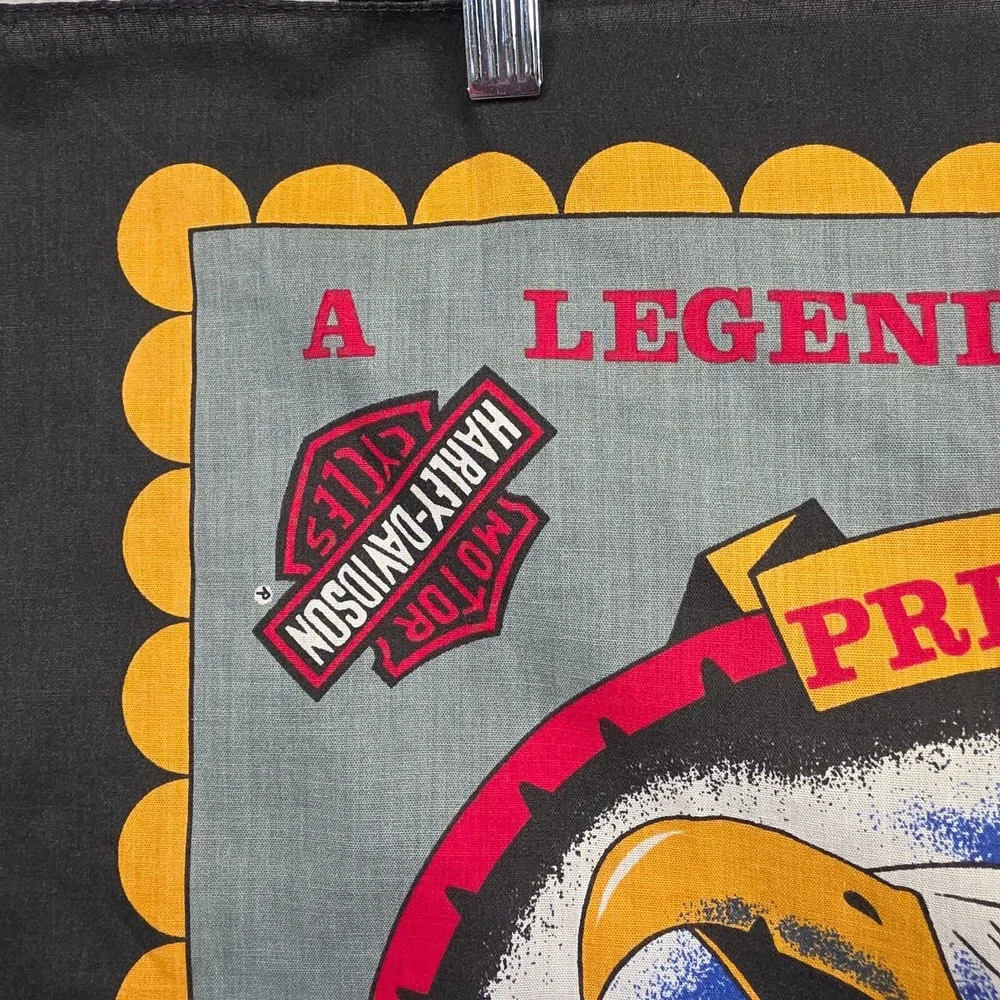 Vintage Harley Davidson Bandana Preserving Freedom Eagle Patriotic USA 22x22